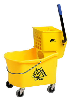 Mop Bucket and Wringer Combo - 32 Qrt.  - Side Press - 1 Each