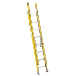 Extension Ladder- Fibreglass - 16' - Industrial Heavy Duty - 1 Each