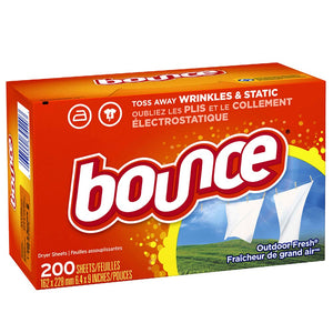 Fabric Softener Dryer Sheets - Bounce® Outdoor Fresh - 6 x 200 Sheets / Case