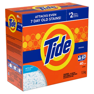 Laundry Detergent - Tide® High Efficiency - Original Powder - 4 x 1.5KG / Case
