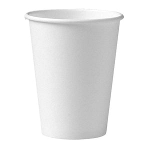 Paper Hot Cups - 12 Oz - White - 1,000 / Case