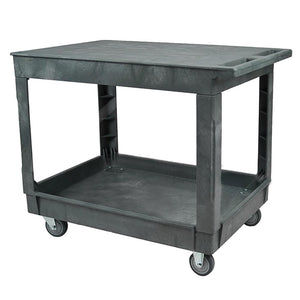 Utility Shelf Cart - Heavy Duty - 26" x 40" - 2 Shelf - Flat Top - Easy Assembly