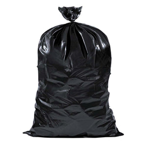 Black Garbage Bags - 42" x 48" - 50-55 Gallon - X-Strong - 100 / Case