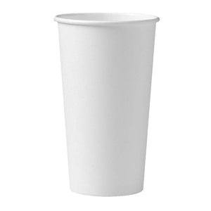 Paper Hot Cups - 16 Oz - White - 1,000 / Case