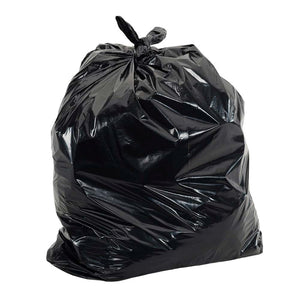 Black Garbage Bags - 30" x 38" - 20-30 Gallon - X-Strong - 125 / Case