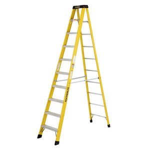 Step Ladder - Fibreglass - 10' - Industrial Heavy Duty