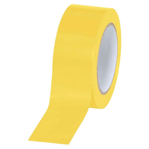 Vinyl Safety Tape - Yellow - 48mm x 33m - 24 Rolls / Case