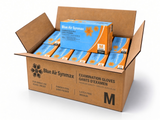 Synthetic Examination Gloves - Blue Air Synmax - 5.5 Mil - Medium - 100/Box - 10 Boxes/Case - Case Pack