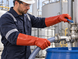 Chemical Resistant Gloves - Smooth Finish PVC - 14" - 12 Pairs/Case - Application
