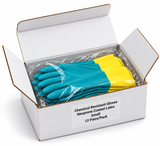 Chemical Resistant Gloves - Neoprene Coated Latex - Small - 12 Pairs/Pack