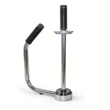 Heavy-duty stretch wrap dispenser for 12" to 20" roll widths