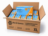 Synthetic Examination Gloves - Blue Air Synmax - 5.5 Mil - XL - 100/Box - 10 Boxes/Case - Case Pack