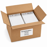 Poly Bubble Mailers - Size #00 - 5 x 10 - 250/Case open case