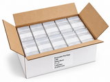 Reclosable Poly Bags - 2 Mil - White Block - 3" x 4" - Case Pack