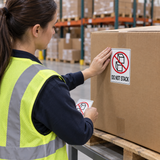 Shipping Labels - Do Not Stack - Pictorial - 4" x 6" - 500/Roll - 5 Rolls/Pack - Application