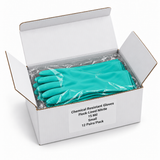 Chemical Resistant Gloves - Flock-Lined Nitrile - 15 Mil - Small - 12 Pairs/Pack