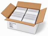 Reclosable Poly Bags - 2 Mil - White Block - 5" x 8" - Case Pack