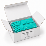 Chemical Resistant Gloves - Flock-Lined Nitrile - 15 Mil - Large - 12 Pairs/Pack