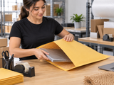 Bubble Mailers - Kraft - Size #7 - 14-1/4" x 20" - 50/Case - application
