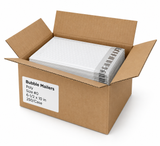 Size #0 poly bubble mailers, 6-1/2 x 10 inches, 250 per case