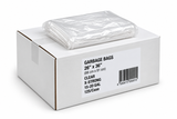 Garbage Bags - 26" x 36" - Clear - X-Strong - 15-20 gal - 125/Case case with folded clear bag