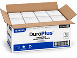 Paper Towels - DuraPlus - White - Single-Fold - 250 Sheets/Pack - 16 Packs/Case - case pack