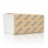 Paper Towels - DuraPlus - White - Single-Fold - 250 Sheets/Pack - 16 Packs/Case - product hero