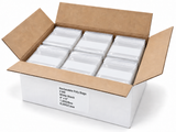 Reclosable Poly Bags - 2 Mil - White Block - 4" x 6" - Case Pack