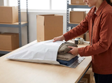 Poly Mailers - Courier Bags - 19 x 24 - application at packing station