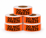 Shipping Labels - Do Not Freeze - 2" x 5" - 500/Roll - 5 Rolls/Pack - 5 Roll Pack