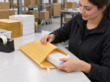 Bubble Mailers - Kraft - Size #2 - 8-1/2" x 12" - 100/Case - application