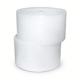 Clear non-perforated bubble rolls with 1/2" bubbles, 24" x 250' per roll - 2 rolls/bag.