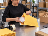 Bubble Mailers - Kraft - Size #5 - 10-1/2" x 16" - 100/Case - application