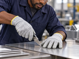 Cut Resistant Gloves - Foam Nitrile Coated - Large - 12 Pairs/Pack - Application