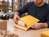 Bubble Mailers - Kraft - Size #3 - 8-1/2" x 14-1/2" - 100/Case - application