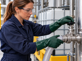 Chemical Resistant Gloves - Double Dipped PVC - 12" - 12 Pairs/Case - Application