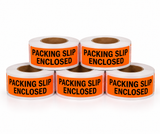 Shipping Labels - Packing Slip Enclosed - 2" x 5" - 500/Roll - 5 Rolls/Pack - 5 Roll Pack