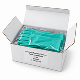 Chemical Resistant Gloves - Flock-Lined Nitrile - 15 Mil - Medium - 12 Pairs/Pack