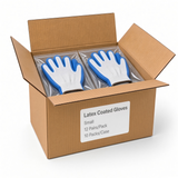 Latex Coated Gloves - Small - case pack