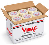 Packaging Tape - Vibac 425 - Clear - 1.54 Mil - 72 mm x 132 m - 24 Rolls/Case - Case Pack