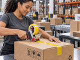 Coloured Packaging Tape - Yellow - 48 mm x 100 m - 54 Rolls/Case - Application