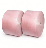 Pink anti-static bubble rolls with 1/2" bubbles, 24" x 250' per roll - 2 rolls/bag.
