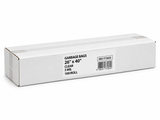 Garbage Bags - Contractor / Industrial Grade - 26" x 40" - Clear - 3 Mil - 100/Roll case with folded clear bag