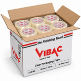 Packaging Tape - Vibac 425 - Clear - 1.54 Mil - 48 mm x 100 m - 36 Rolls/Case - Case Pack