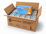 Synthetic Examination Gloves - Blue Air Synmax - 5.5 Mil - Large - 100/Box - 10 Boxes/Case - Case Pack