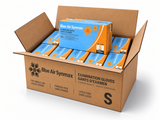 Synthetic Examination Gloves - Blue Air Synmax - 5.5 Mil - Small - 100/Box - 10 Boxes/Case - Case Pack
