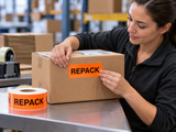 Shipping Labels - Repack - 2" x 5" - 500/Roll - 5 Rolls/Pack - Application