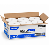 Paper Towels - DuraPlus - White - Center-Pull - 2-Ply - 500 ft - 6 Rolls/Case - case pack