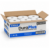 Paper Towels - DuraPlus - White - 8 in x 800 ft - 6 Rolls/Case - case pack