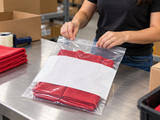 Reclosable Poly Bags - 2 Mil - White Block - 12" x 15" - Application